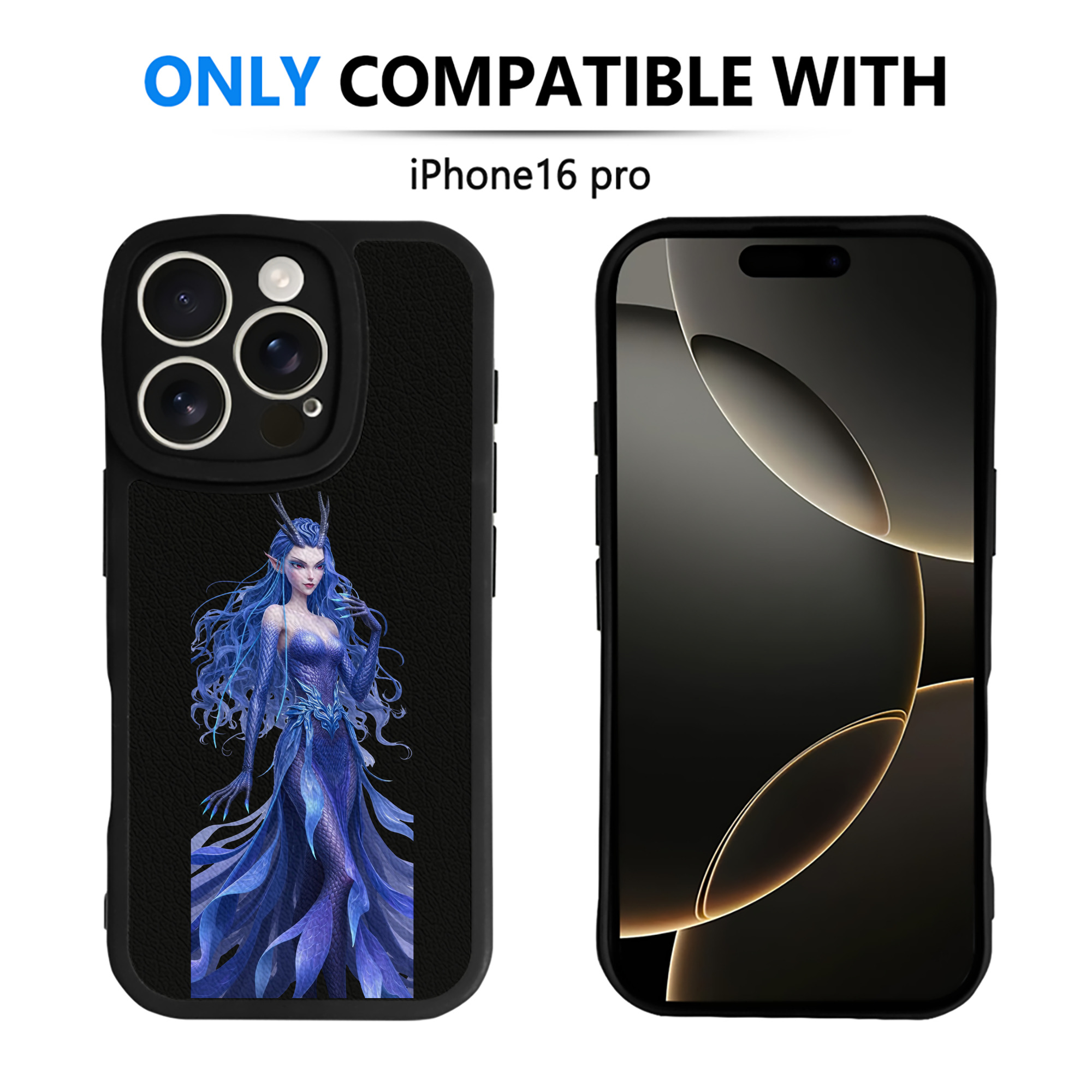 （画像用） Ne Zha 2 ナタ 魔童の大暴れ 【iPhone 16シリーズ対応】シリコンスマホケース（レザー調） 材質：シリコン